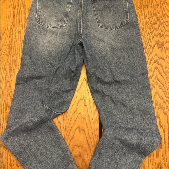 BP Straight Leg Jeans‎ Blue Playful Embroidery butterfly rainbow 90s Y2K Grunge - Picture 9 of 9